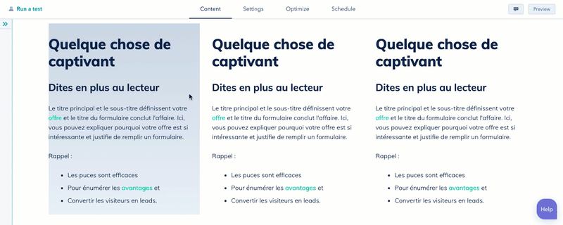 Drag and Drop editor