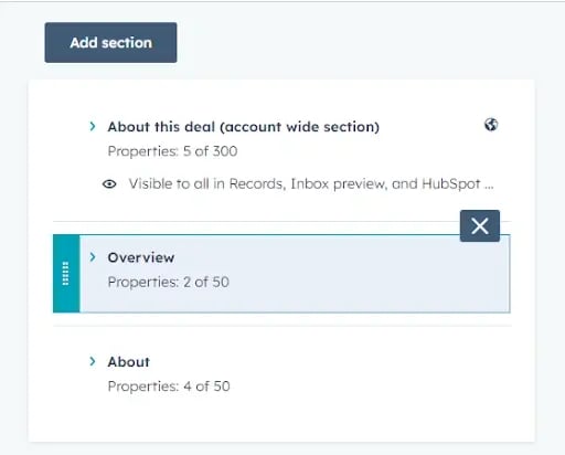 Adding Custom Sections in the Object Left Sidebar for Quick Access To Important Information