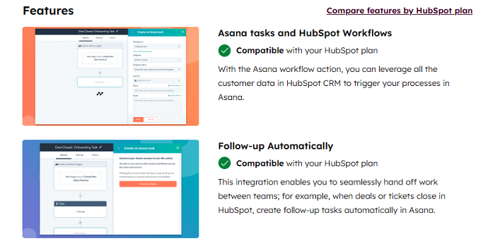 Asana tasks using Workflows