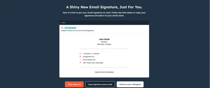 Copy Signature Source Code