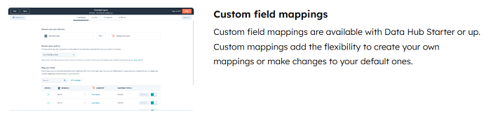Custom Property Mapping