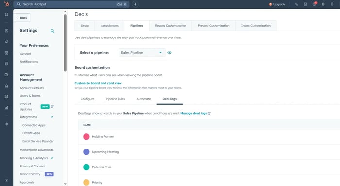 How to Create and Use HubSpot Deal Tags