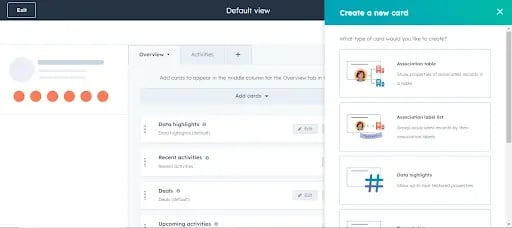 Displaying Tables, Editable Properties, and Reports in the Object Middle Bar