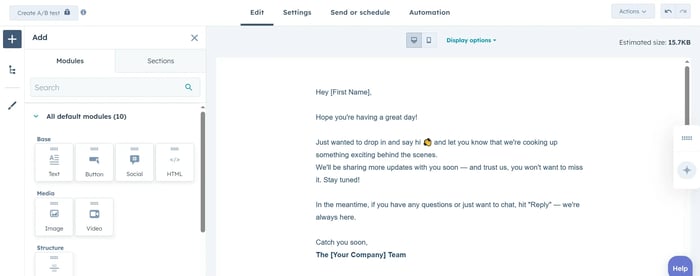 Email Editor