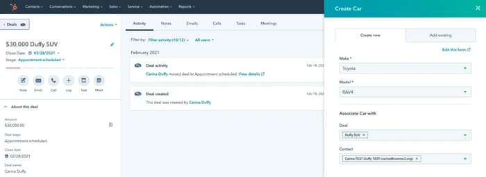 How does HubSpot Custom Object Association Work