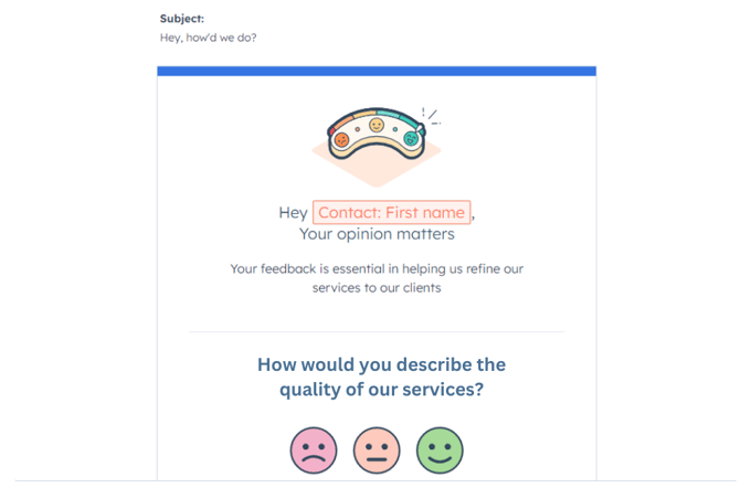 HubSpot Financial Services - Feedback & Surveys