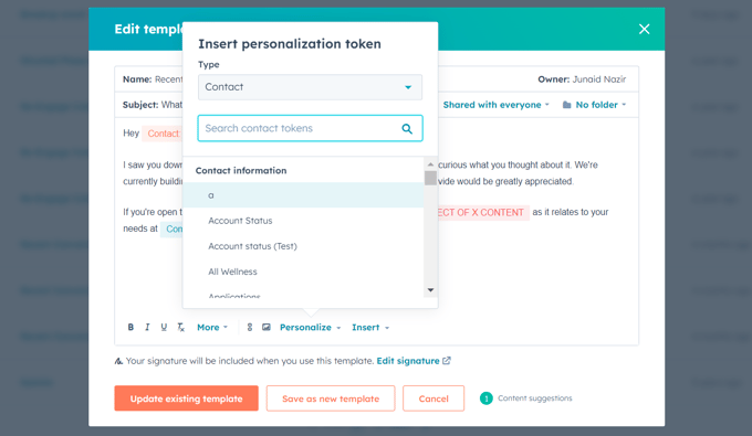 Saas Personalization