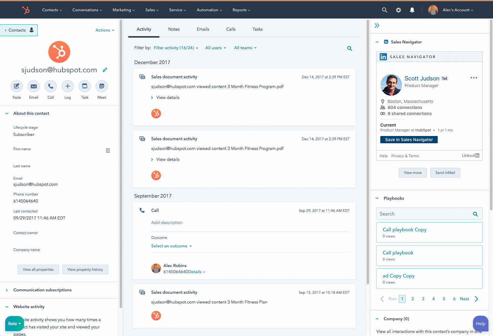 InMail in HubSpot LinkedIn Integration