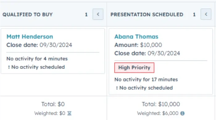 Integration into Deal Records