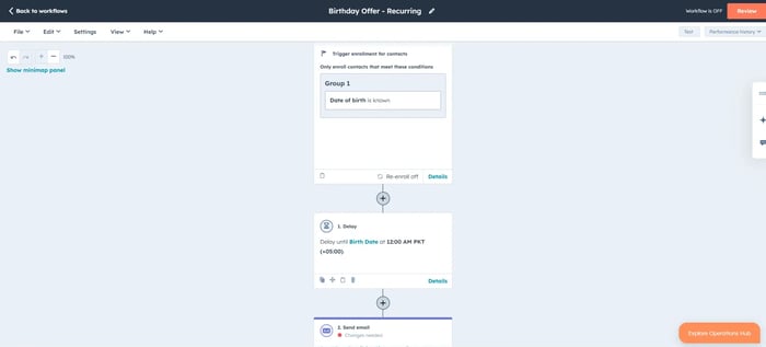 Date Specific Workflows