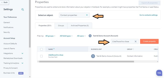 Predictive Lead Scoring Set Up