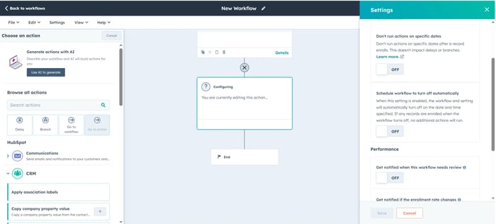 Managing Workflow Settings & Notifications