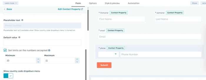Phone Number Validation in Forms