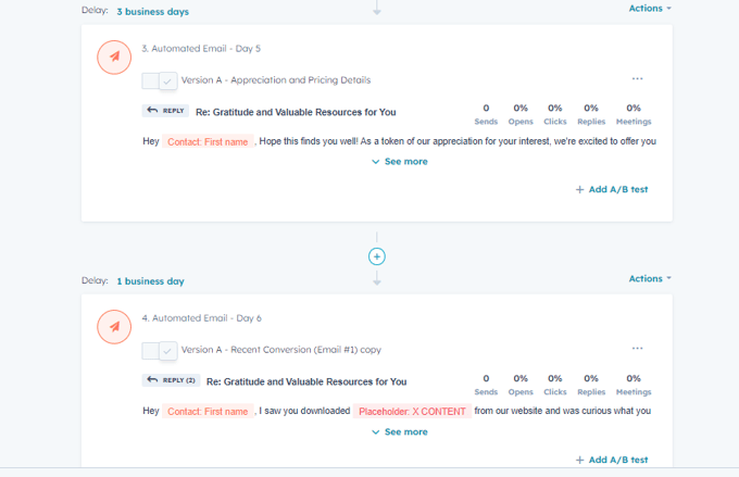 Price-Based Follow-Up Sequence