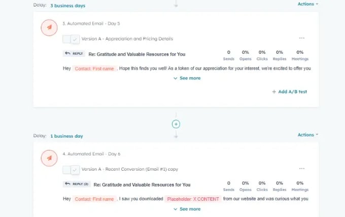 Price-Based Follow-Up Sequence
