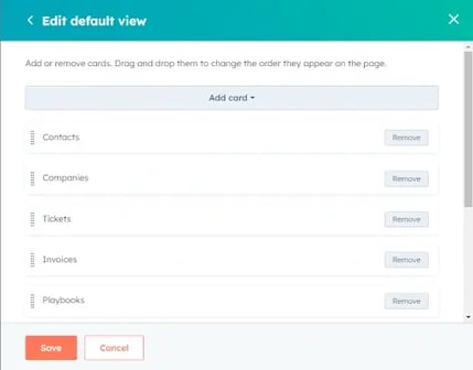 Reordering and Removing Unused Sections in the Objects Right Sidebar to Minimize Data Clutter