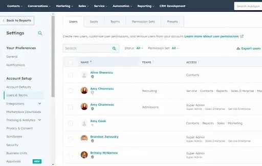 Super Admins Access to Other HubSpot Accounts for High Administrative Control