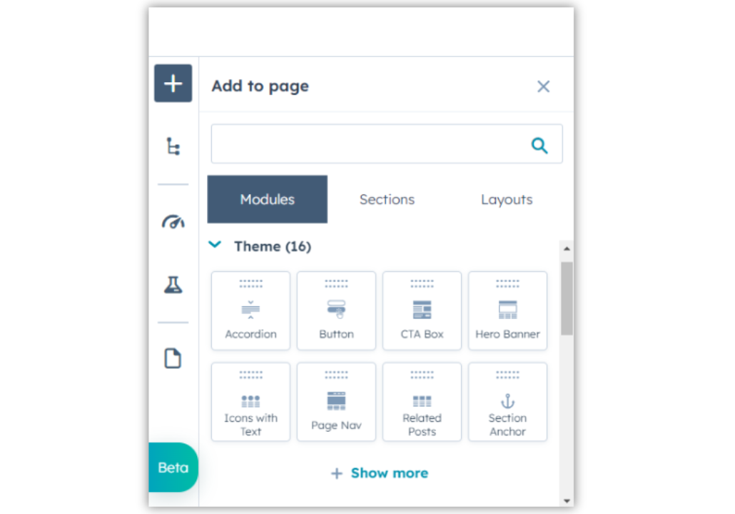 Hubspot Drag-and-Drop Editor