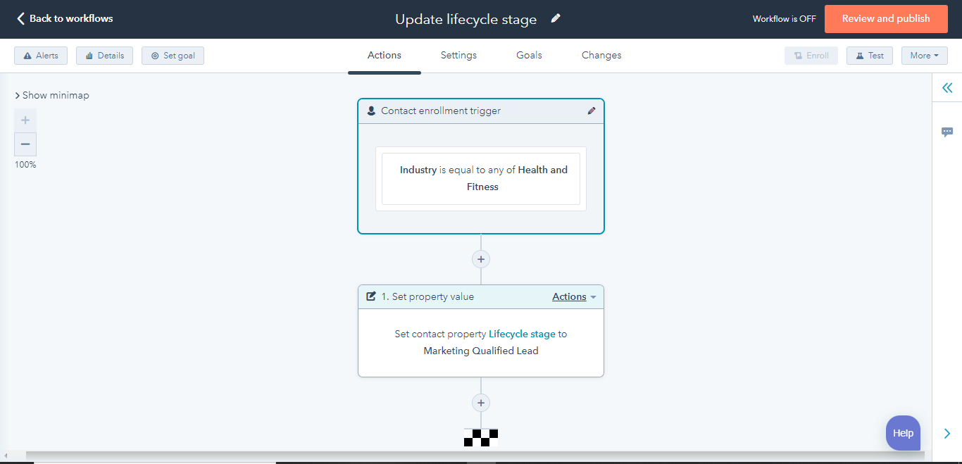 Update Lifecycle stage