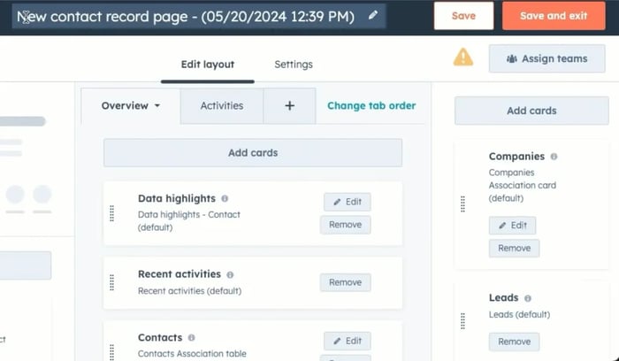 Using Conditional Sections in the Object’s Left Sidebar for Better Data Organization