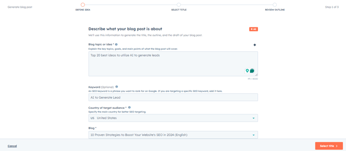 Blog Posts and Content Offers