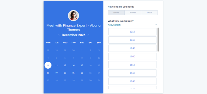 HubSpot For Financial Services - Appointment Scheduling 