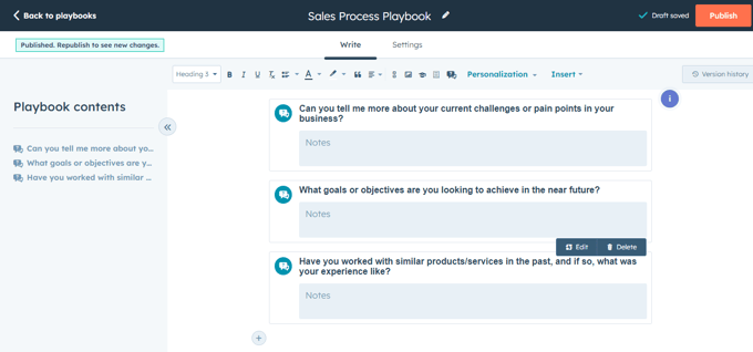 1. The Ultimate Sales Process Playbook