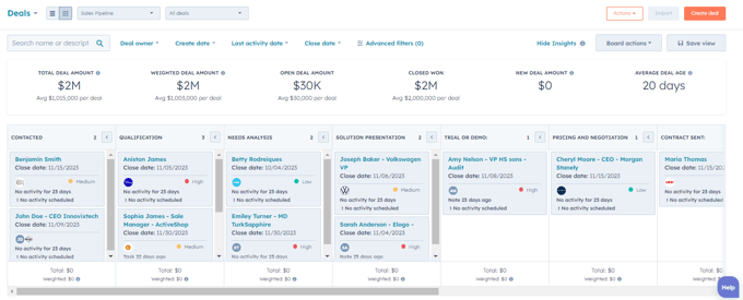 HubSpot Inquiry Management