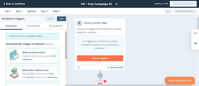 HubSpot Drip Campaign