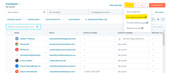 HubSpot’s Automated Duplicate Detection