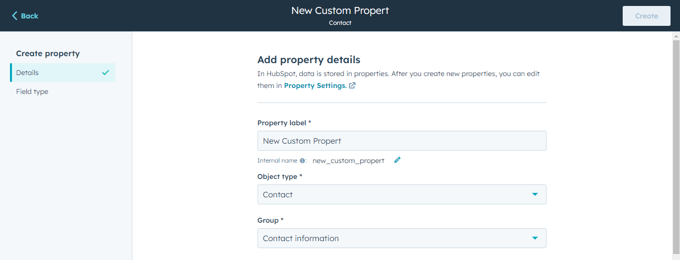 CRM Structure Customization