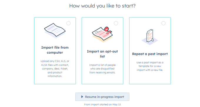 Data Import
