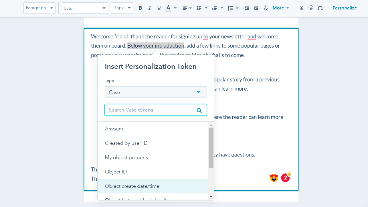 Custom Objects in Email Personalization